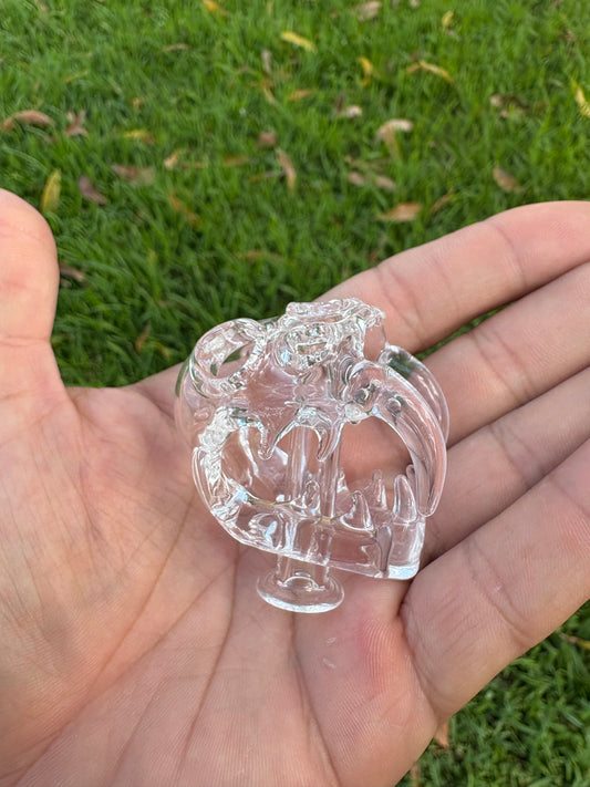 Saber tooth pivot top (clear)