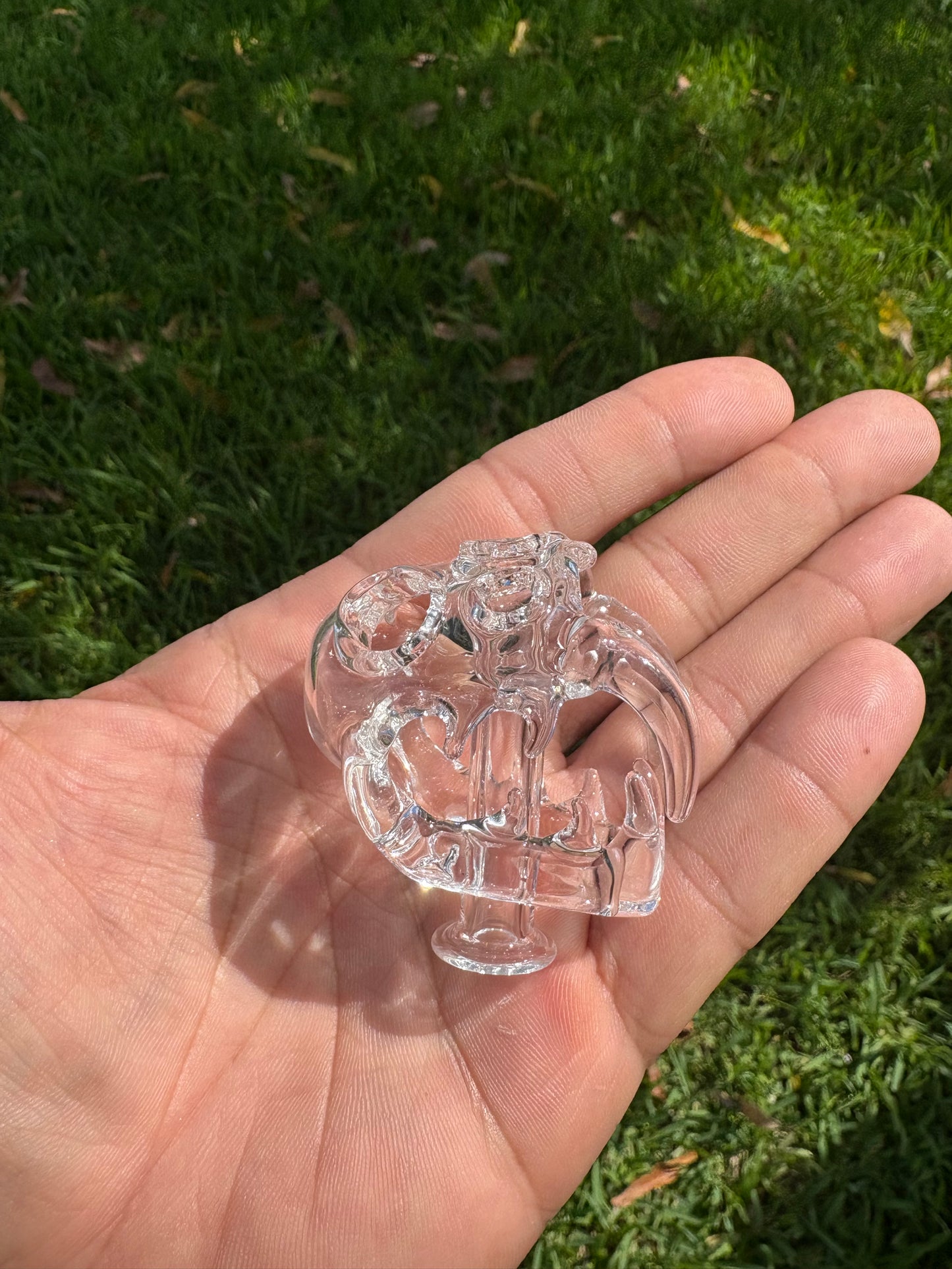 Saber tooth pivot top (clear)