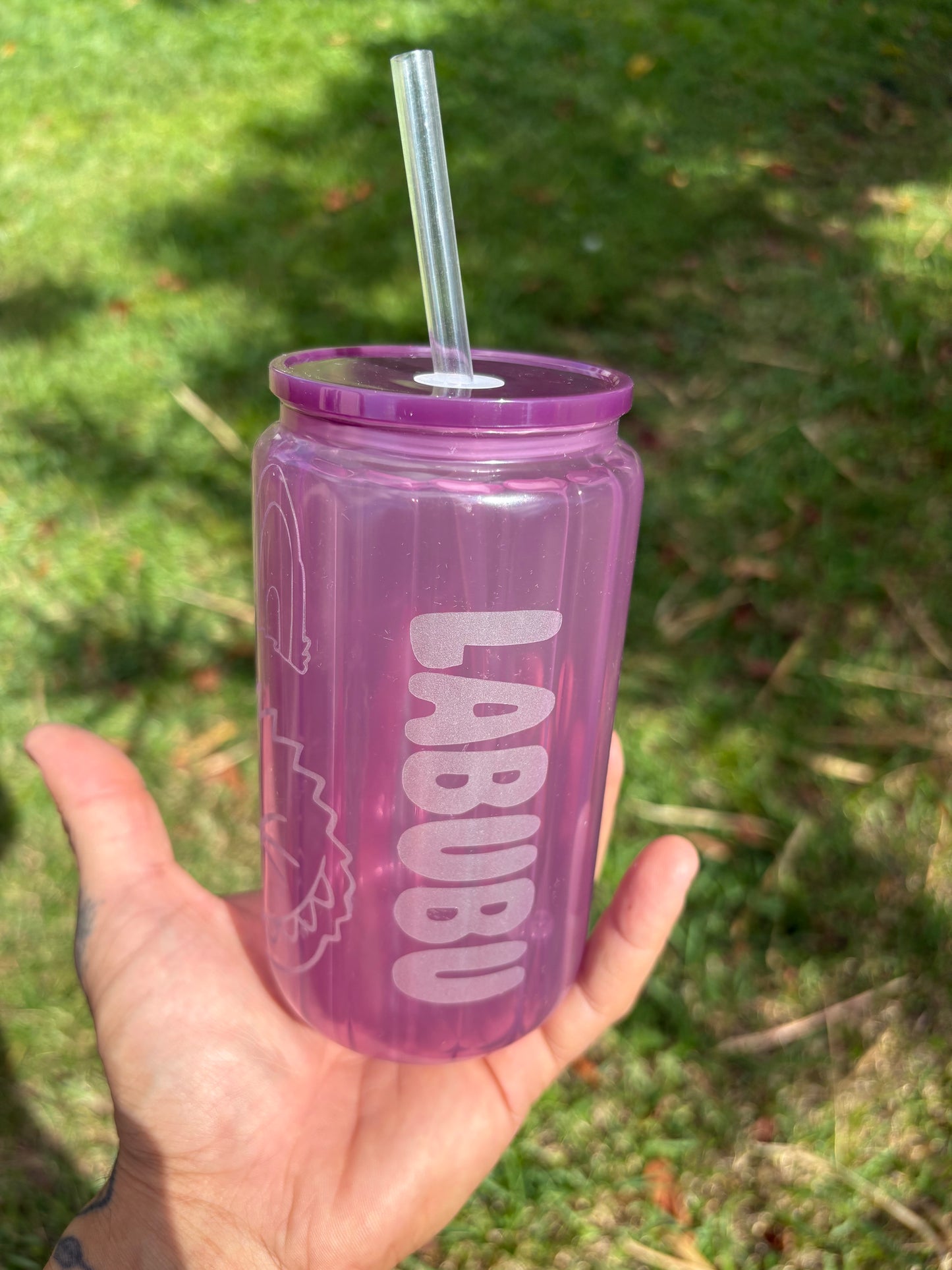 Labubu Glass Cup